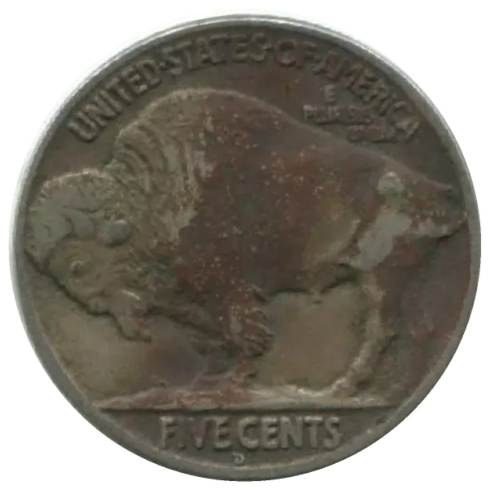 1917-D-5c-Buffalo-Nickel---The-